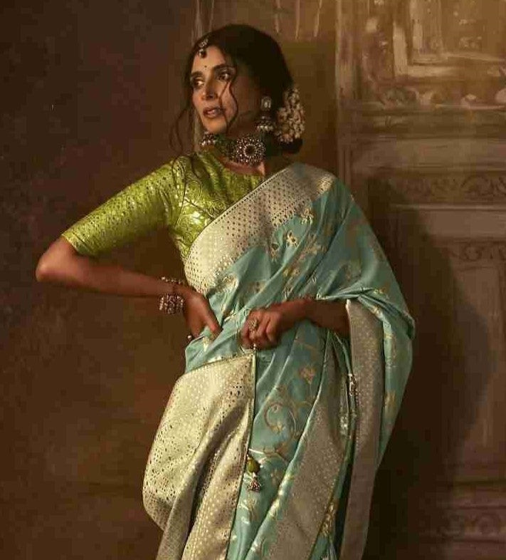 Blue Silk Saree