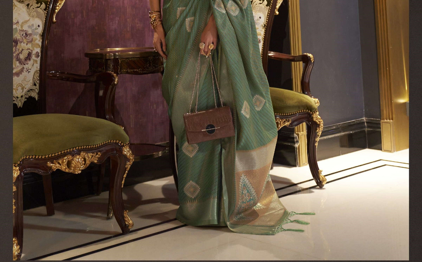 Green Silk Saree