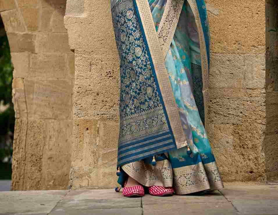 Blue Silk Saree