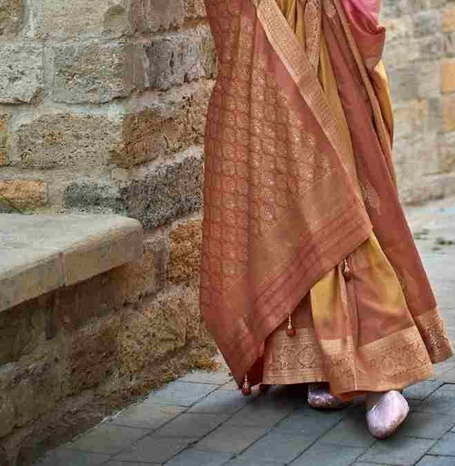 Brown Silk Saree