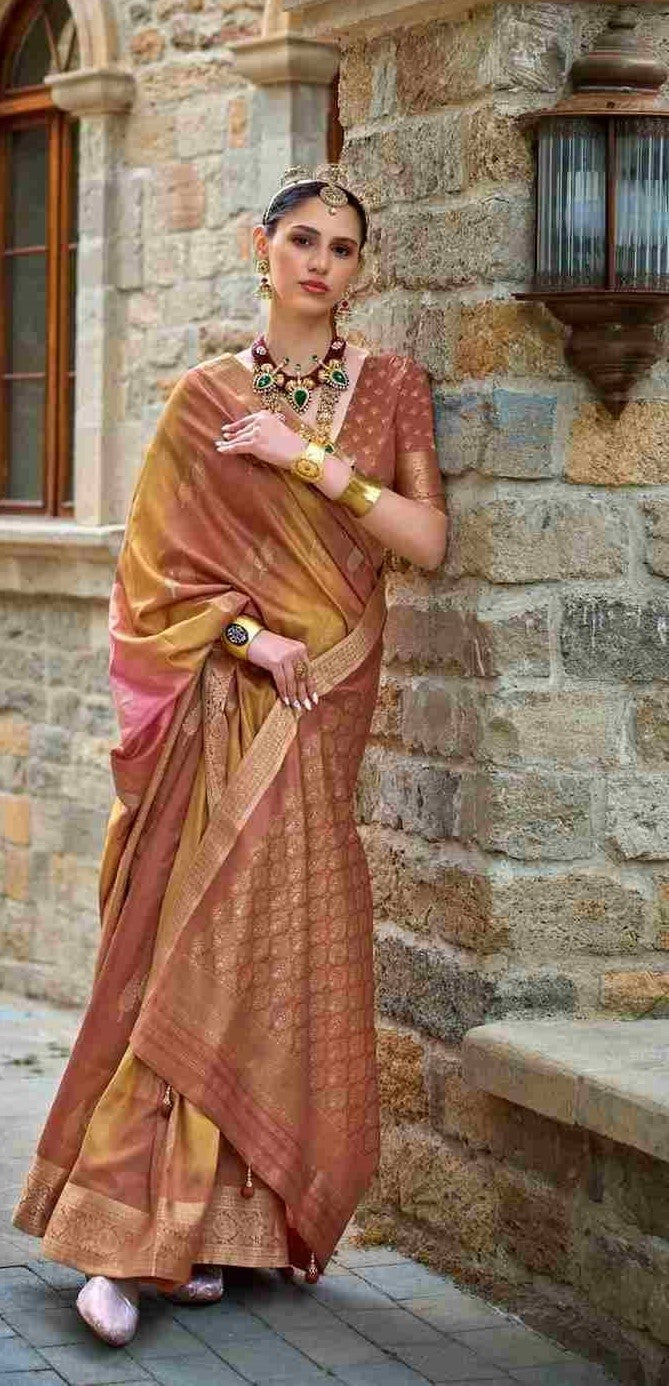 Brown Silk Saree