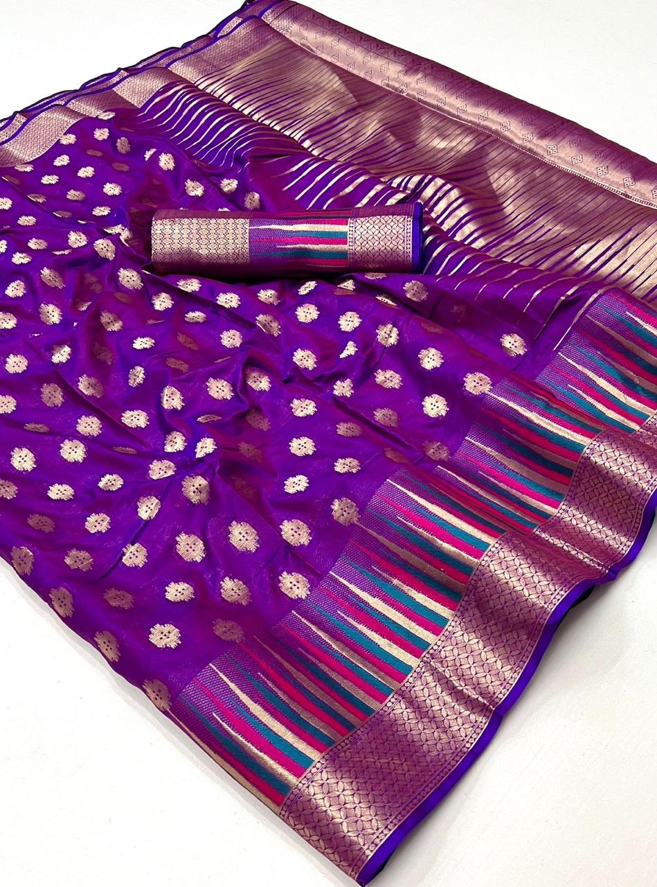 Purple Kodai Silk Saree
