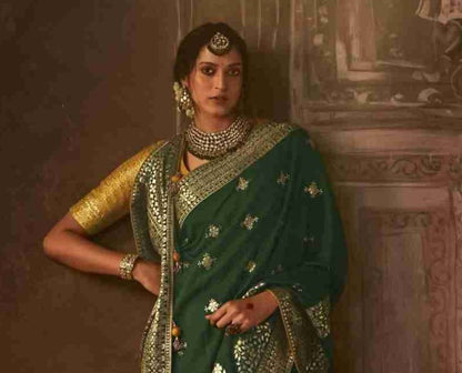 Green Silk Saree