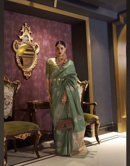 Green Silk Saree