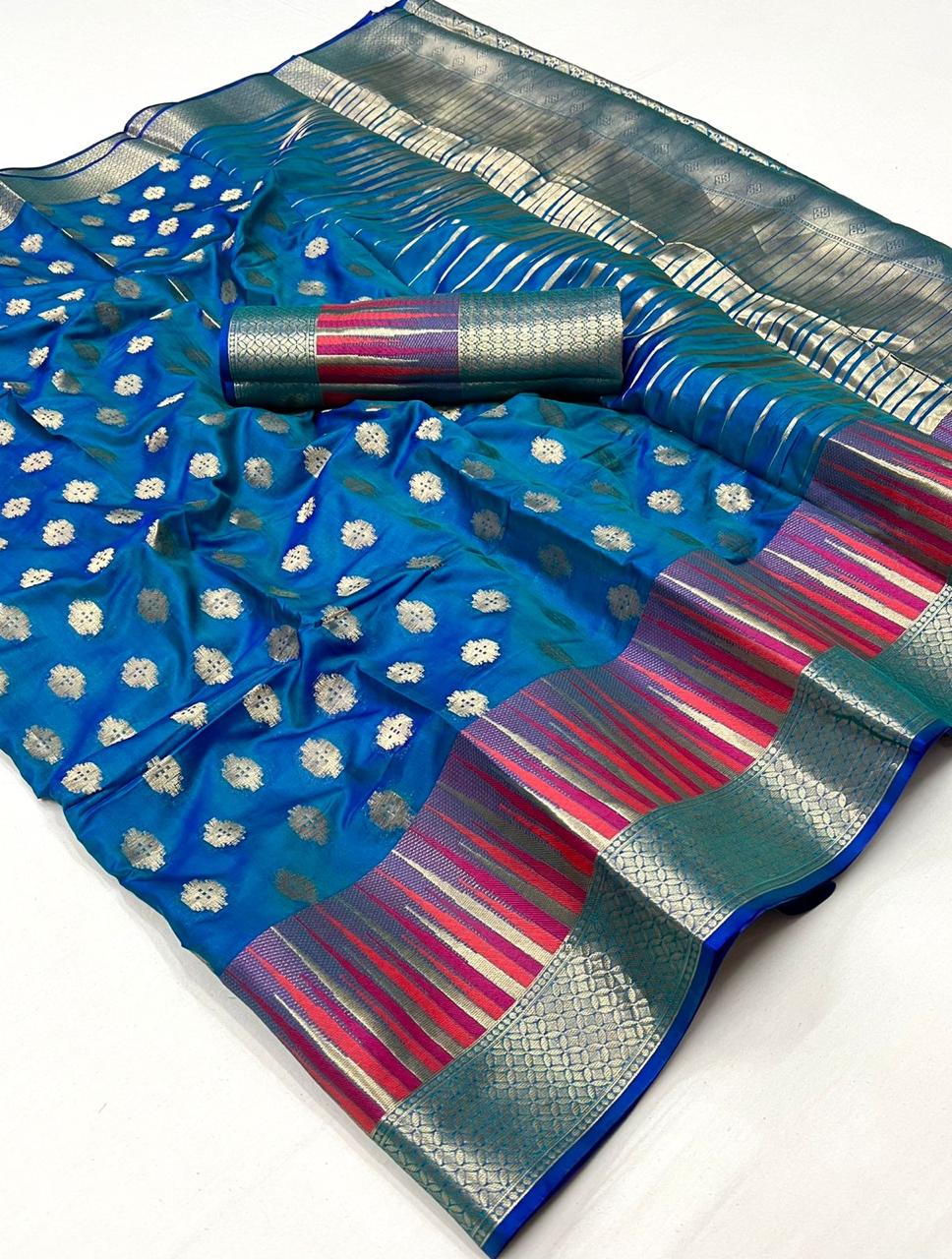 Blue Kodai Silk Saree
