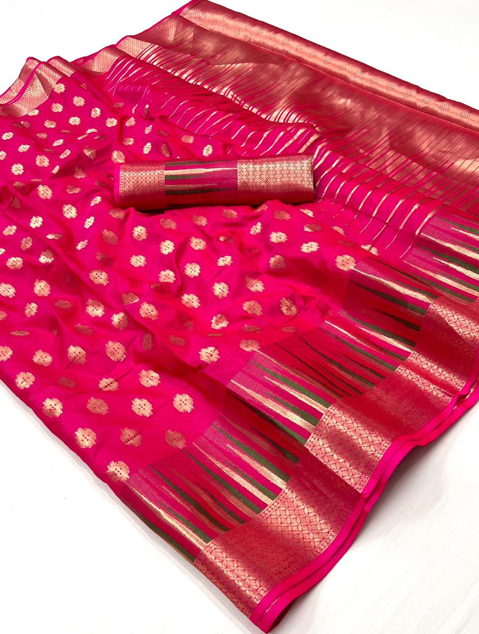 Pink Kodai Silk Saree